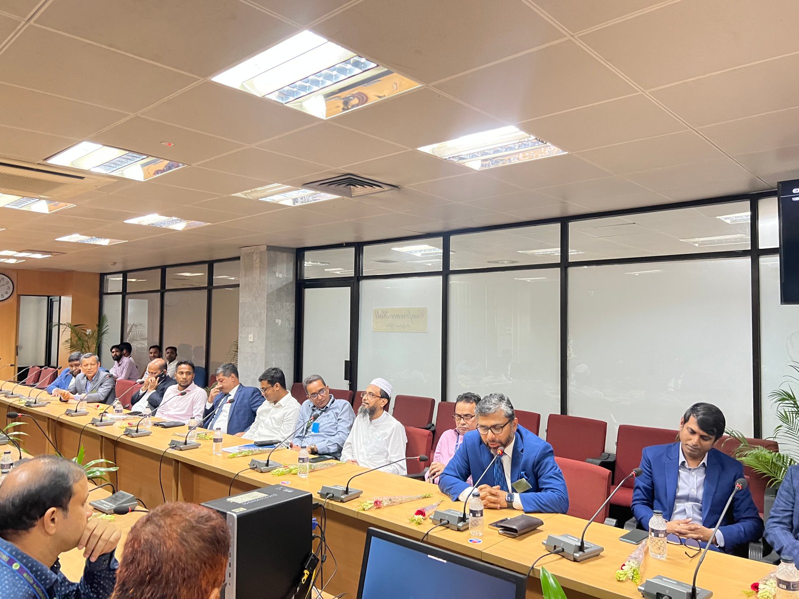 Photographer in night scene